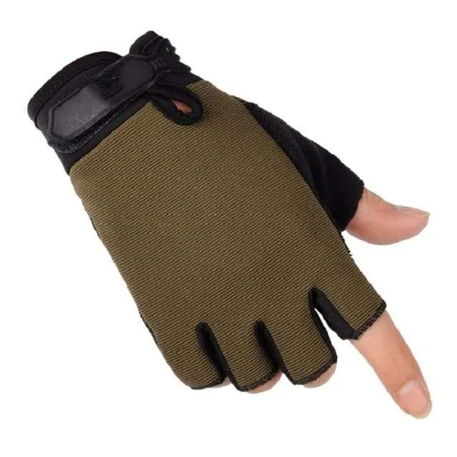 Mens Lightweight Breathable Tactical Gloves Riding Non-Slip Wearable Full Finger and Half Finger Military Gloves Dropshipping