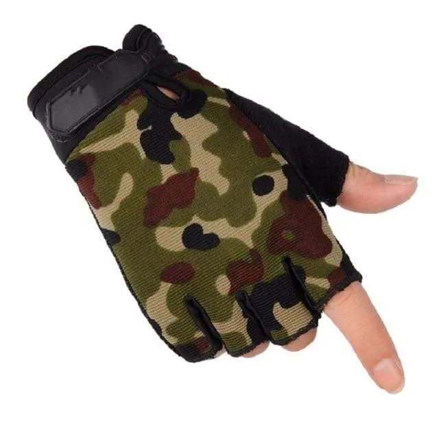 Mens Lightweight Breathable Tactical Gloves Riding Non-Slip Wearable Full Finger and Half Finger Military Gloves Dropshipping