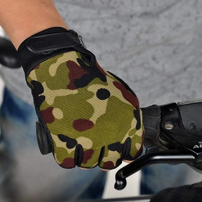 Mens Lightweight Breathable Tactical Gloves Riding Non-Slip Wearable Full Finger and Half Finger Military Gloves Dropshipping