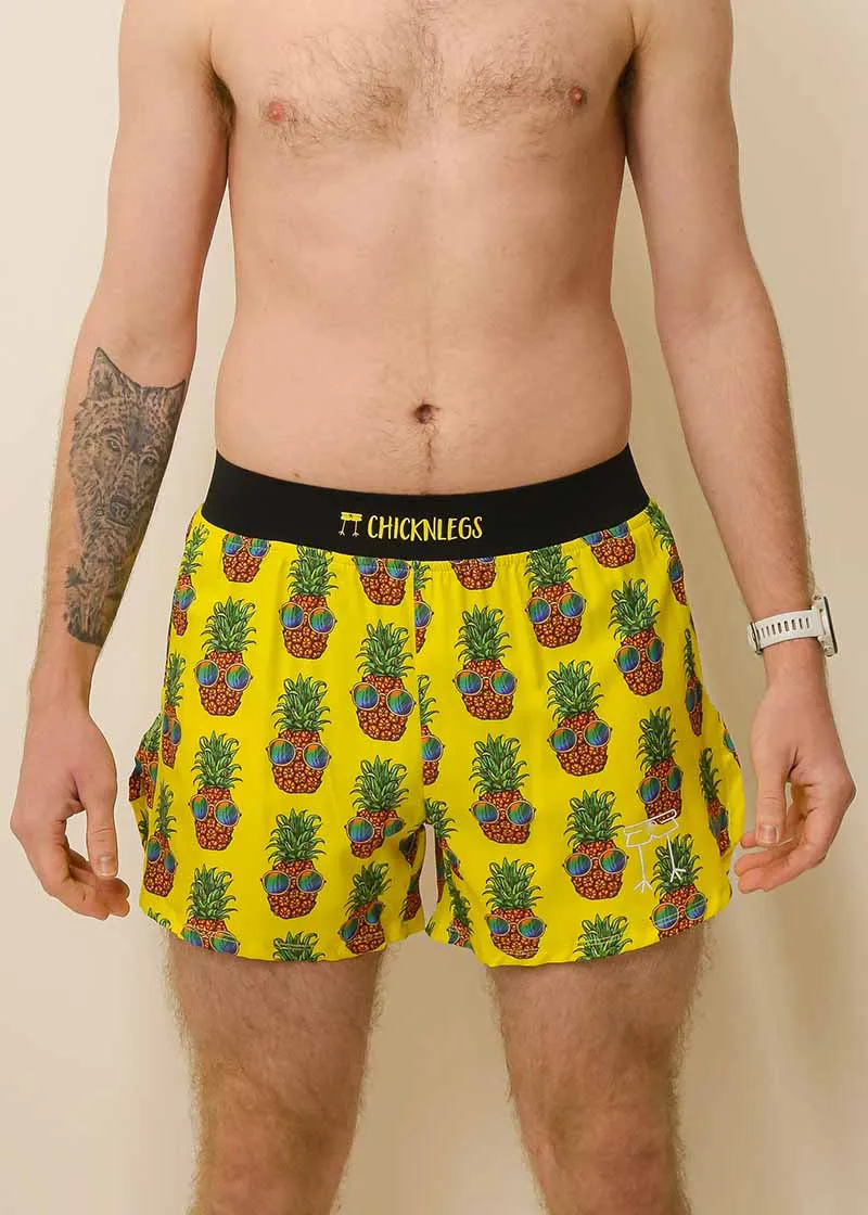 Men's Pineapple Express 4" Half Split Shorts