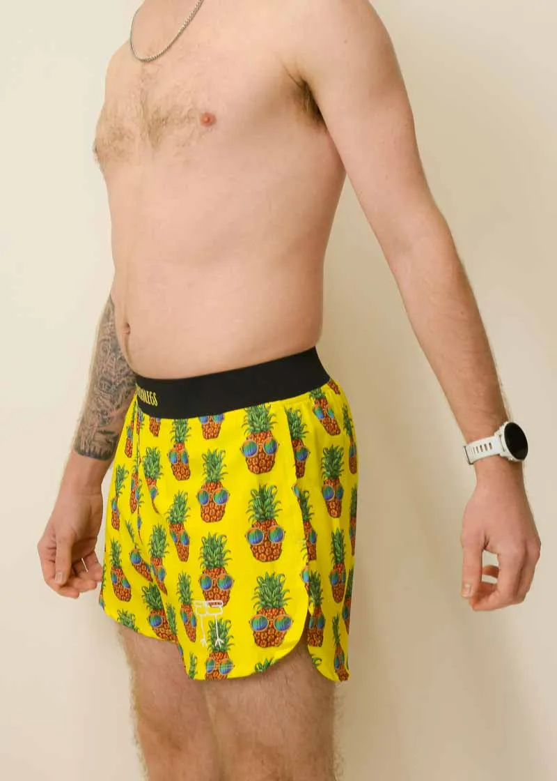 Men's Pineapple Express 4" Half Split Shorts