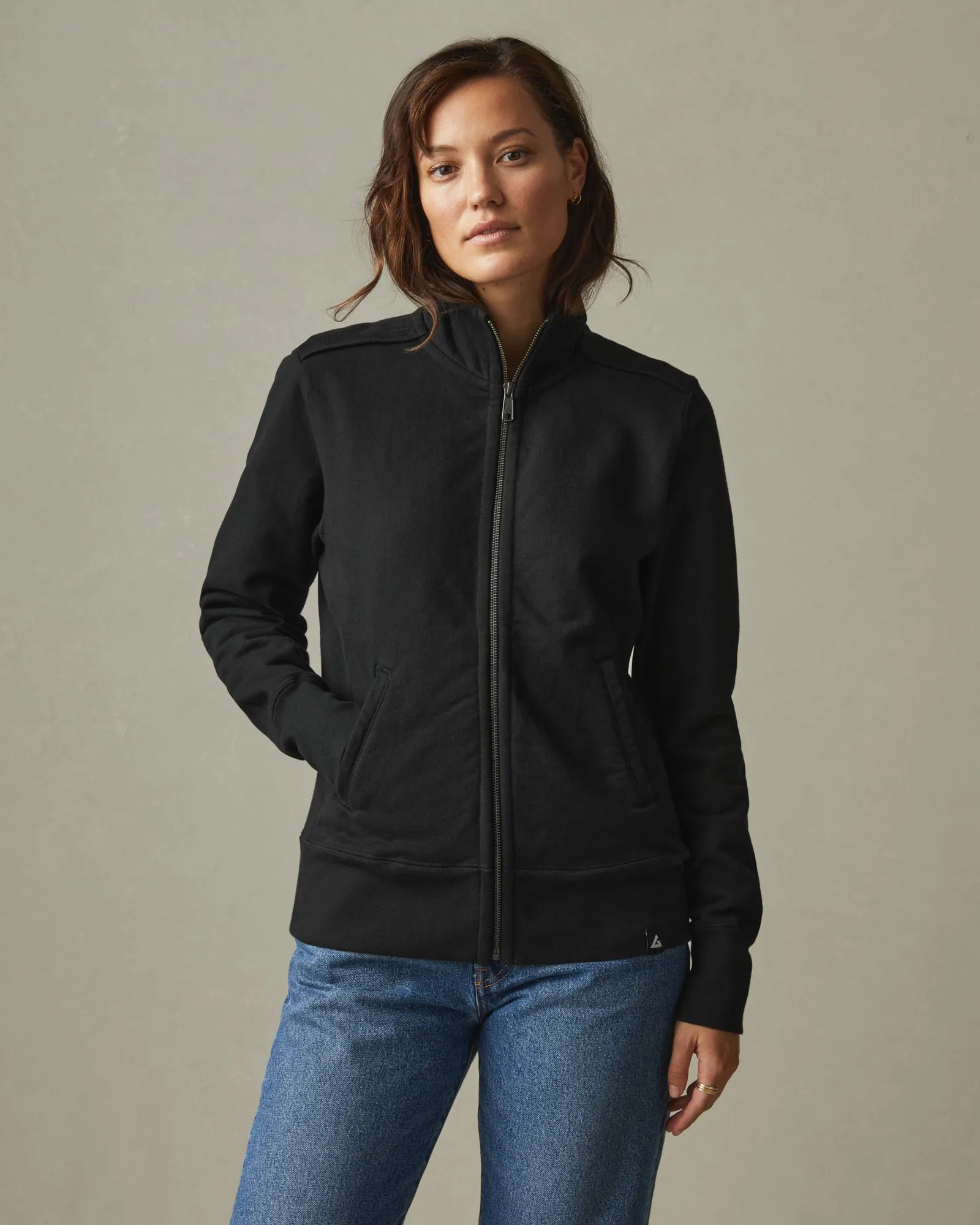 Moto Full Zip - Black