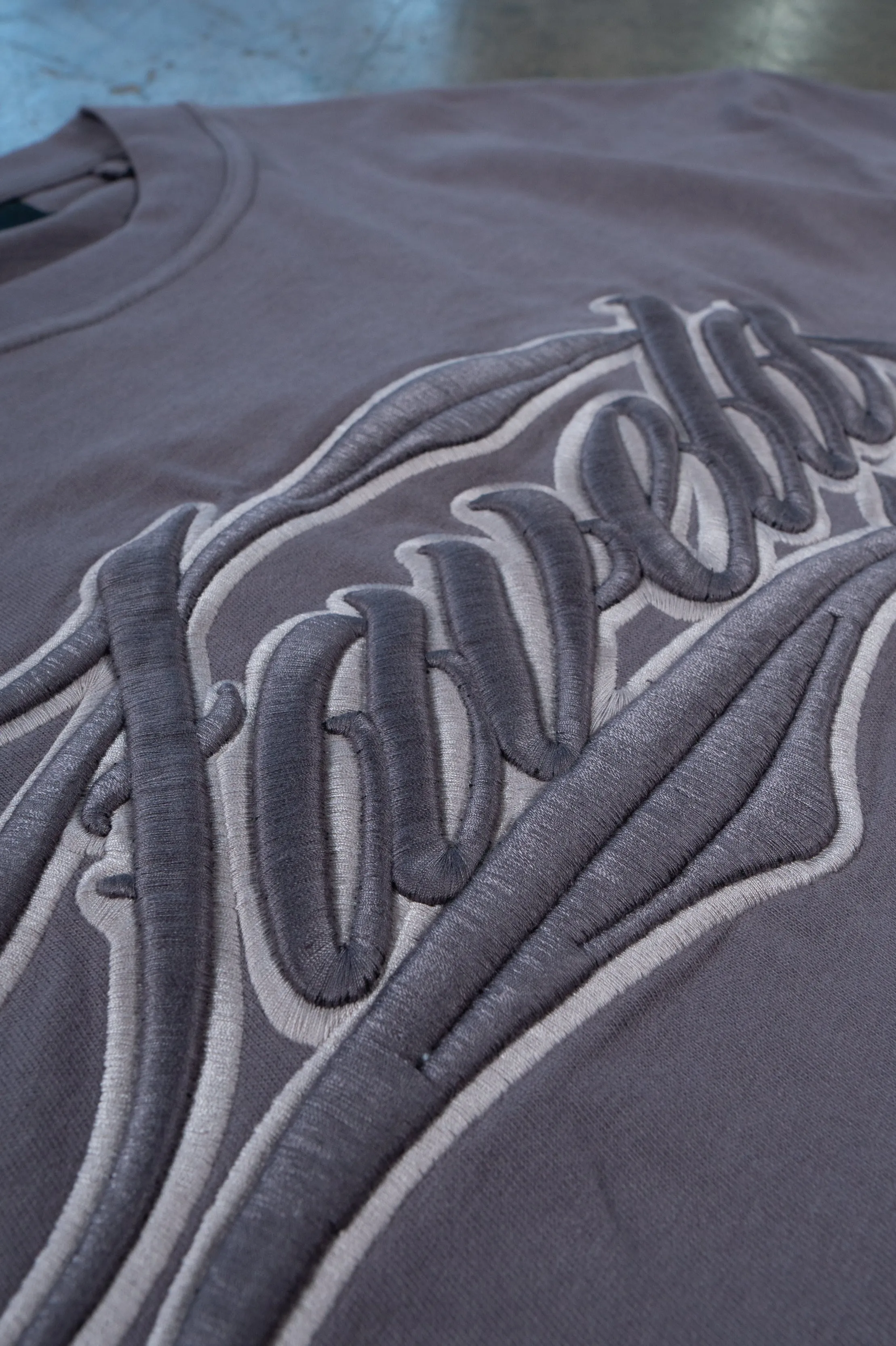 NEW 3D COLLEGE DARK GREY T-SHIRT