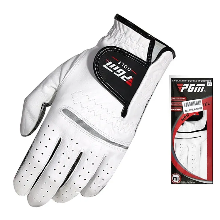 PGM Golf Sheepskin Anti-Slip Single Gloves for Men(Size: 25-Left Hand)