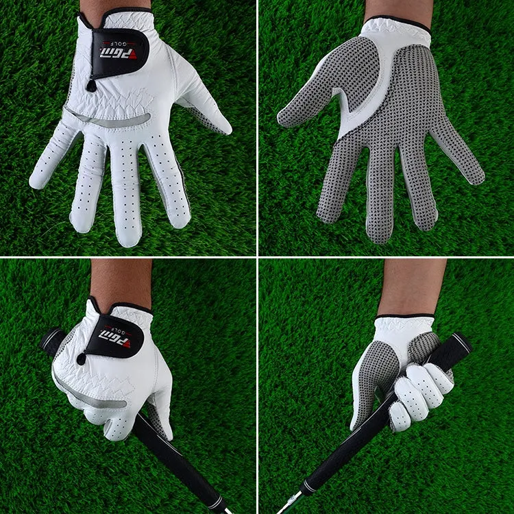 PGM Golf Sheepskin Anti-Slip Single Gloves for Men(Size: 25-Left Hand)