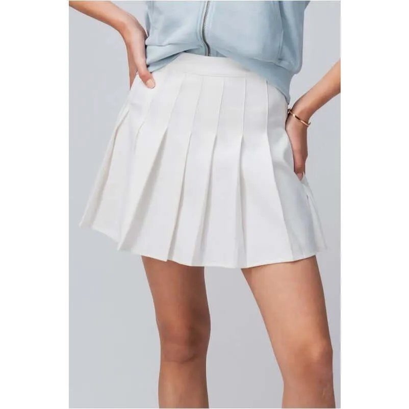 Pleated Tennis Mini Skirts