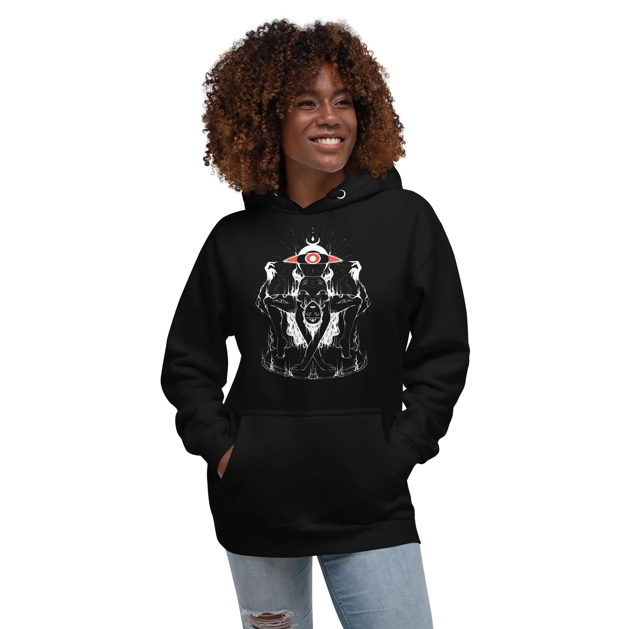 Portal Monster, Unisex Hoodie