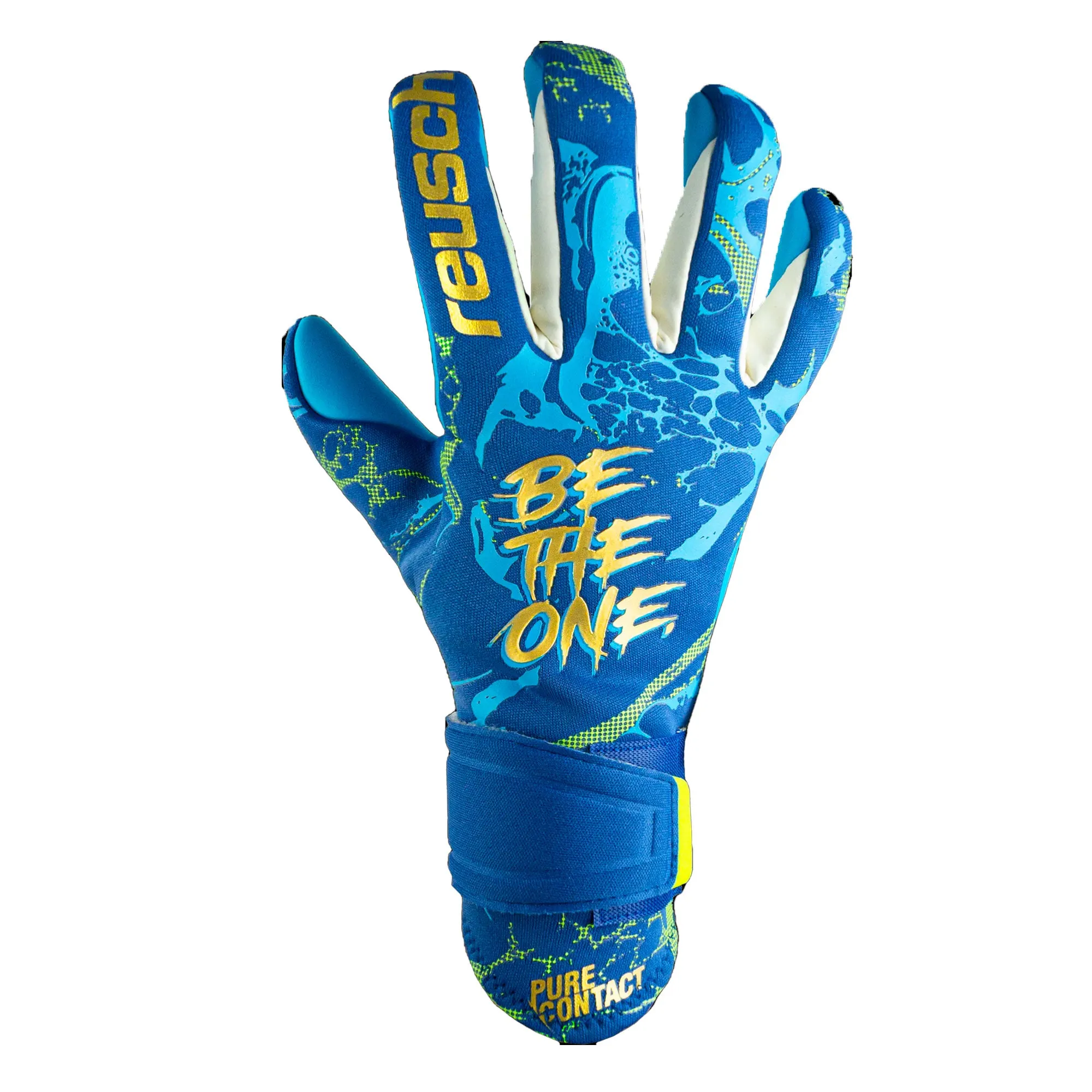 Reusch Men's Pure Contact Aqua Goalkeeper Gloves Blue