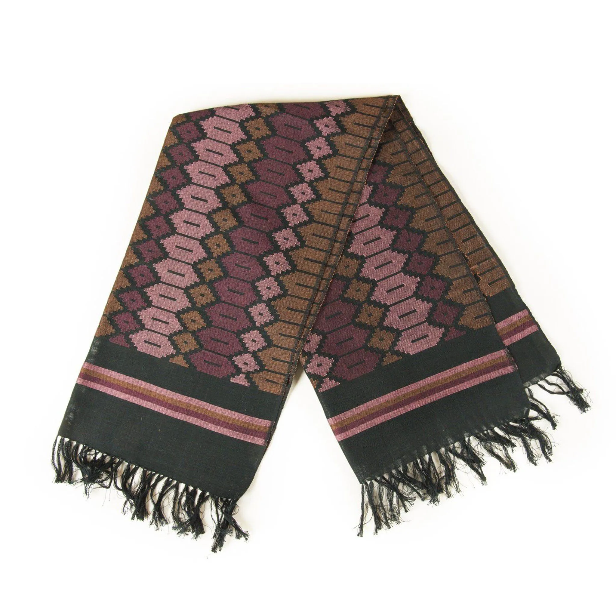 Rose Blush Dhaka Scarf