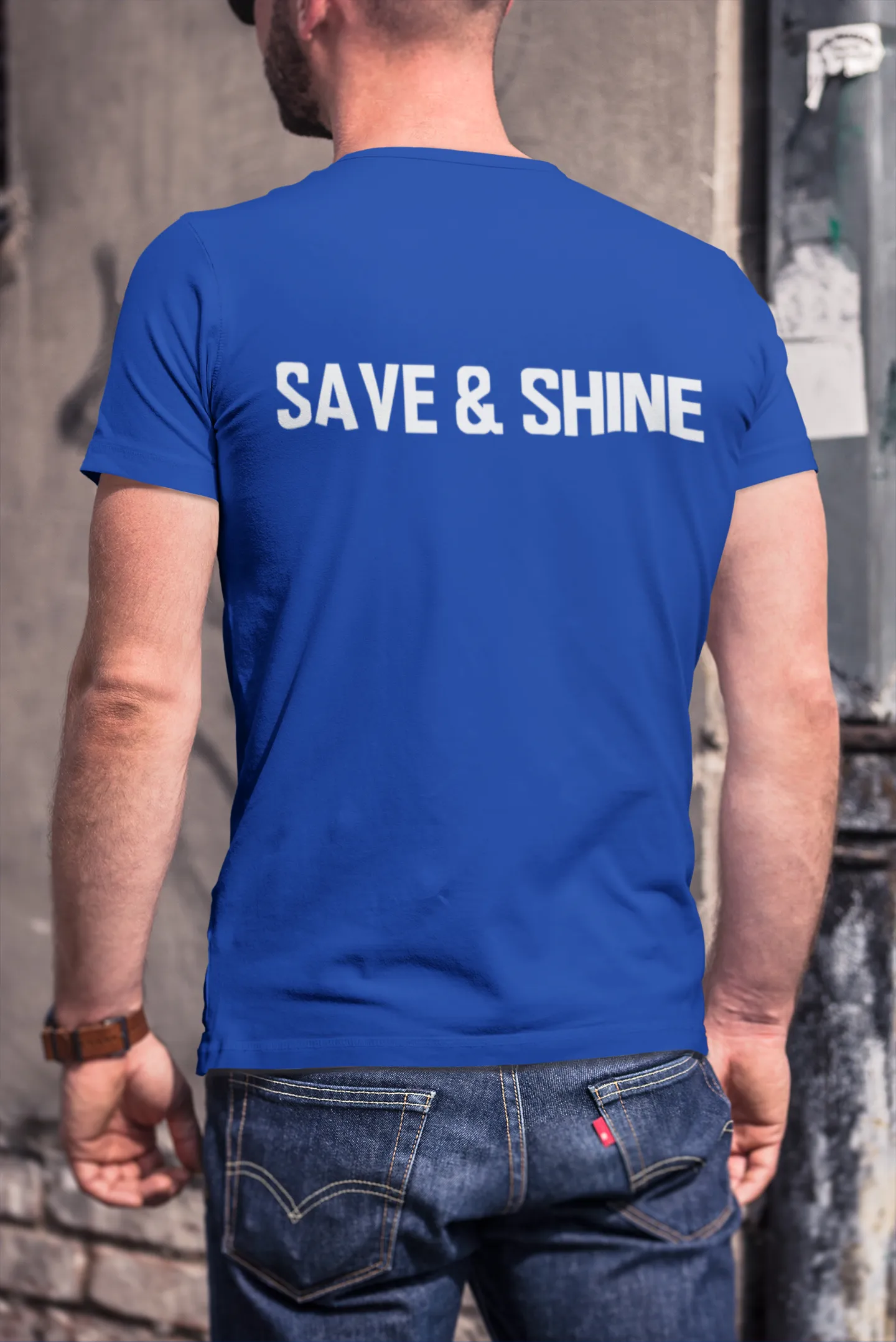 Save and Shine Large Logo Unisex Tee