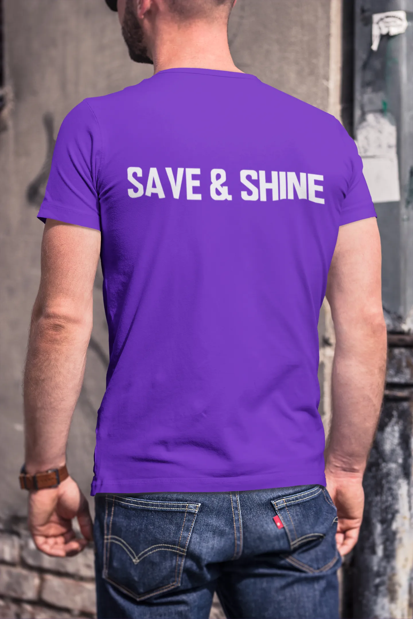 Save and Shine Large Logo Unisex Tee