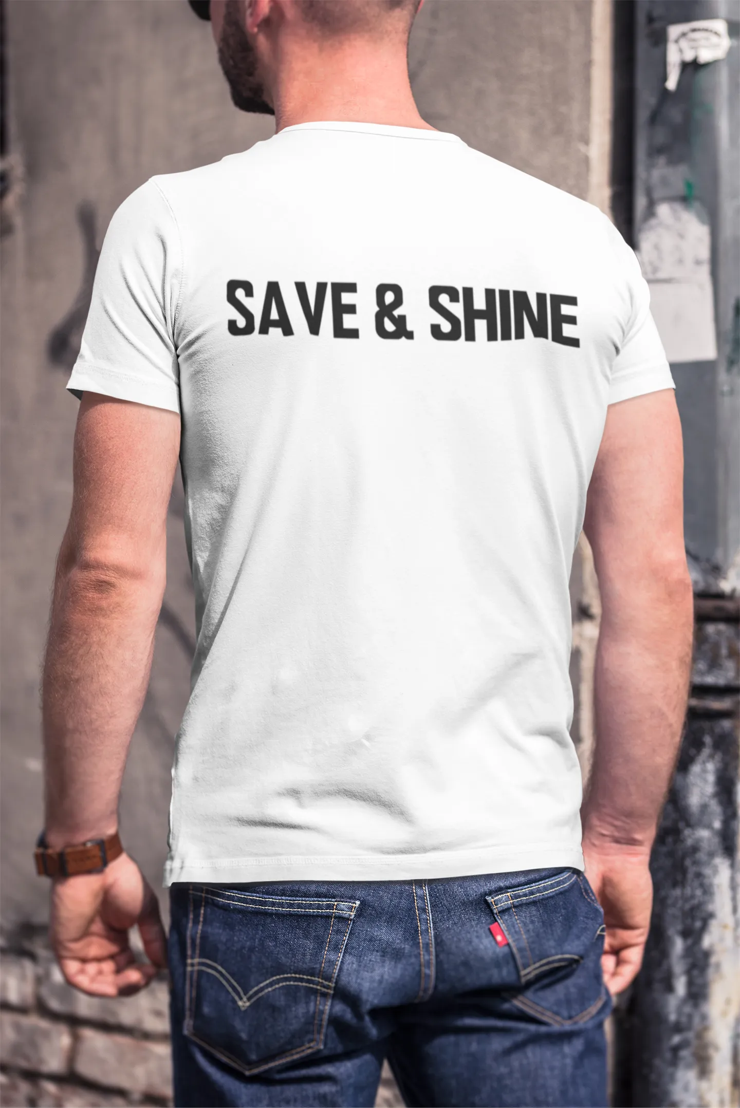 Save and Shine Large Logo Unisex Tee