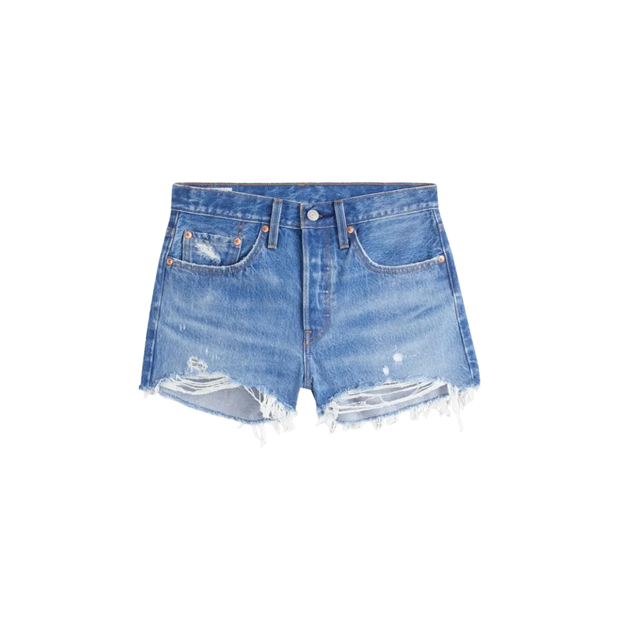 Shorts Donna Levi's 501 Original Blu