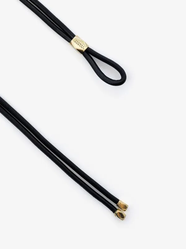 Silvia Belt in Black/Gold