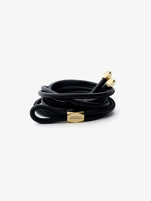 Silvia Belt in Black/Gold