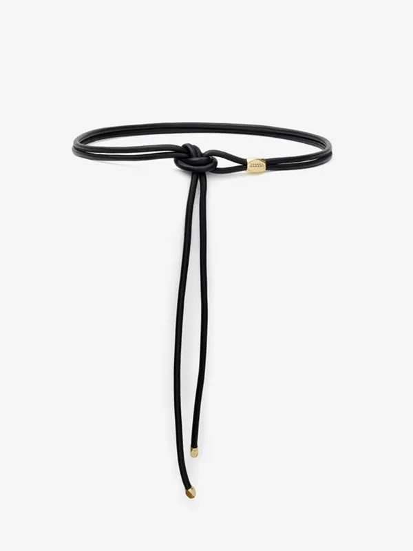 Silvia Belt in Black/Gold