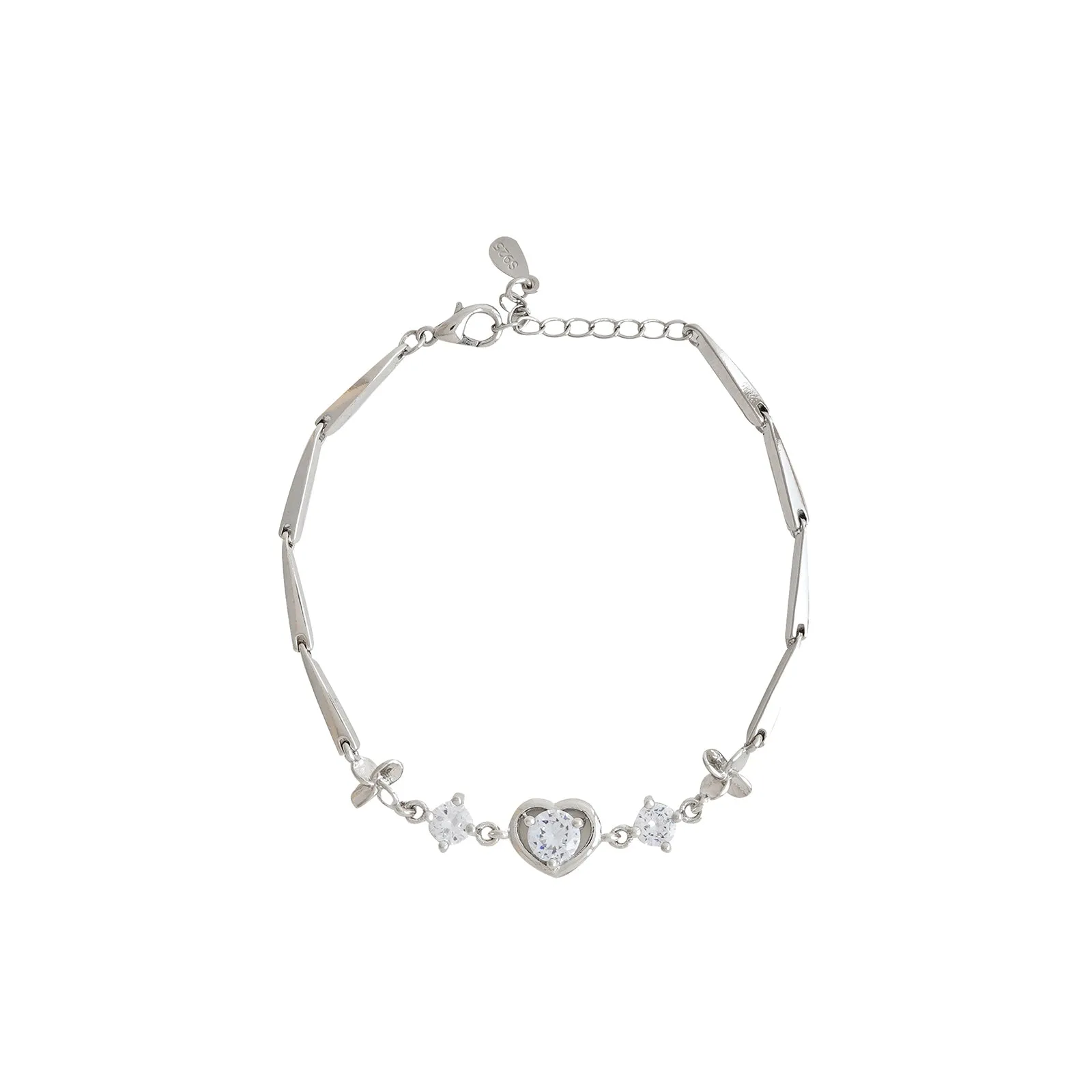 Skylar Silver Watch Bracelet Stack