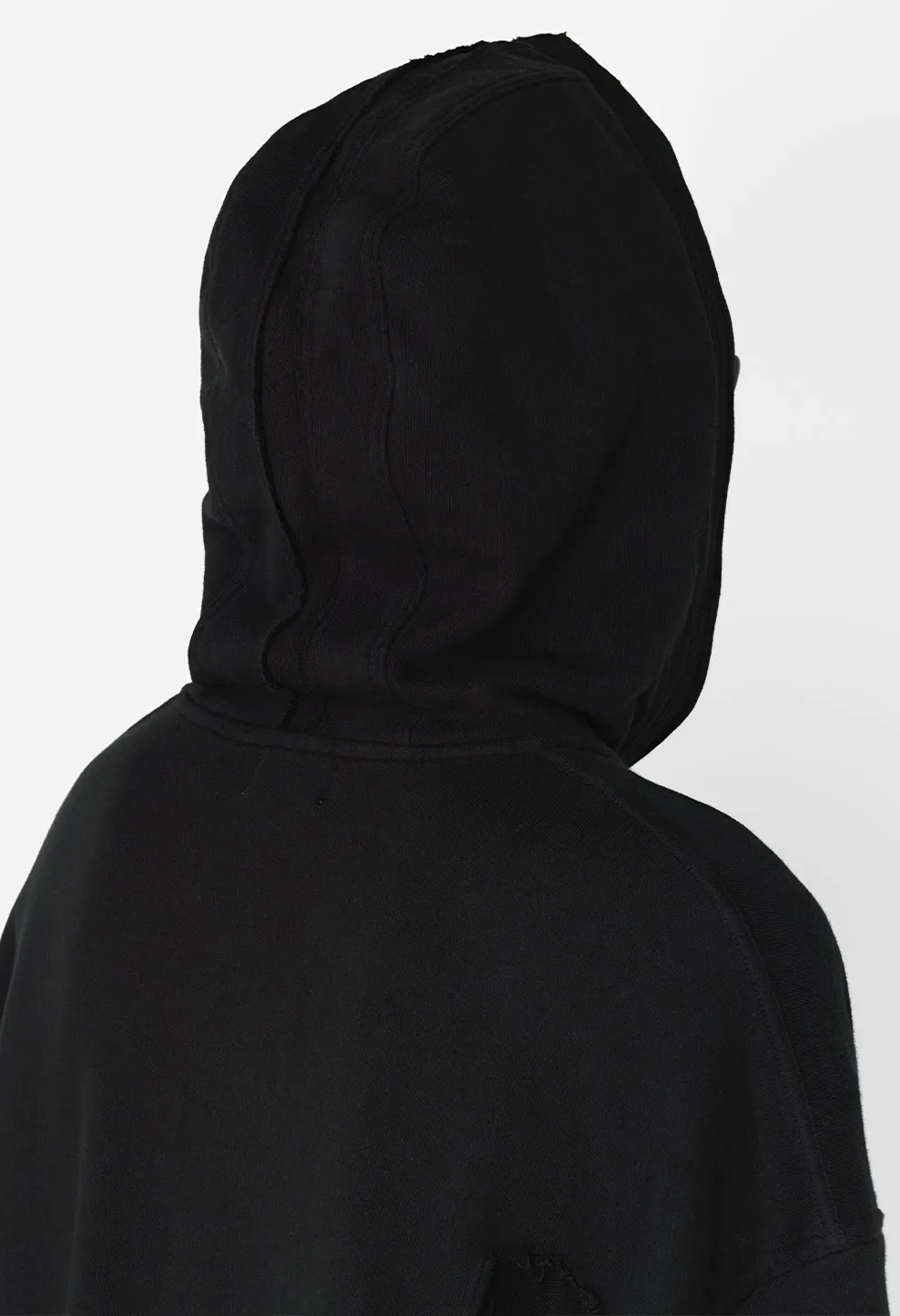 Slab Full-Zip Hoodie / Black