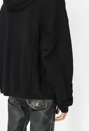 Slab Full-Zip Hoodie / Black