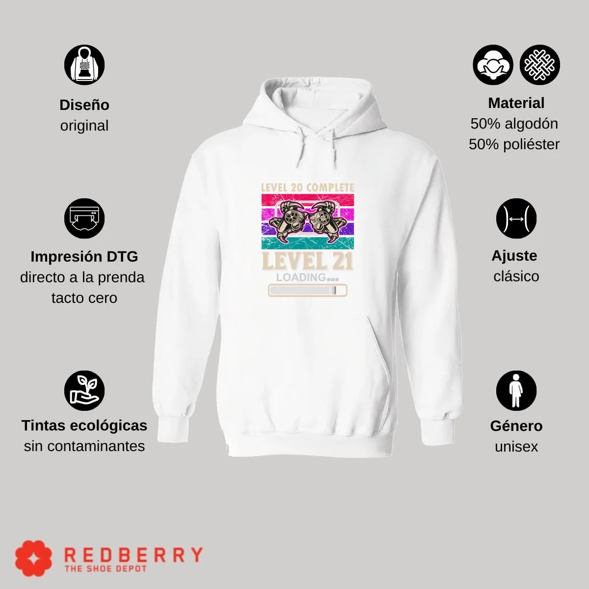 Sudadera Hombre  Hoodie Gamer Videojuegos Frases 045