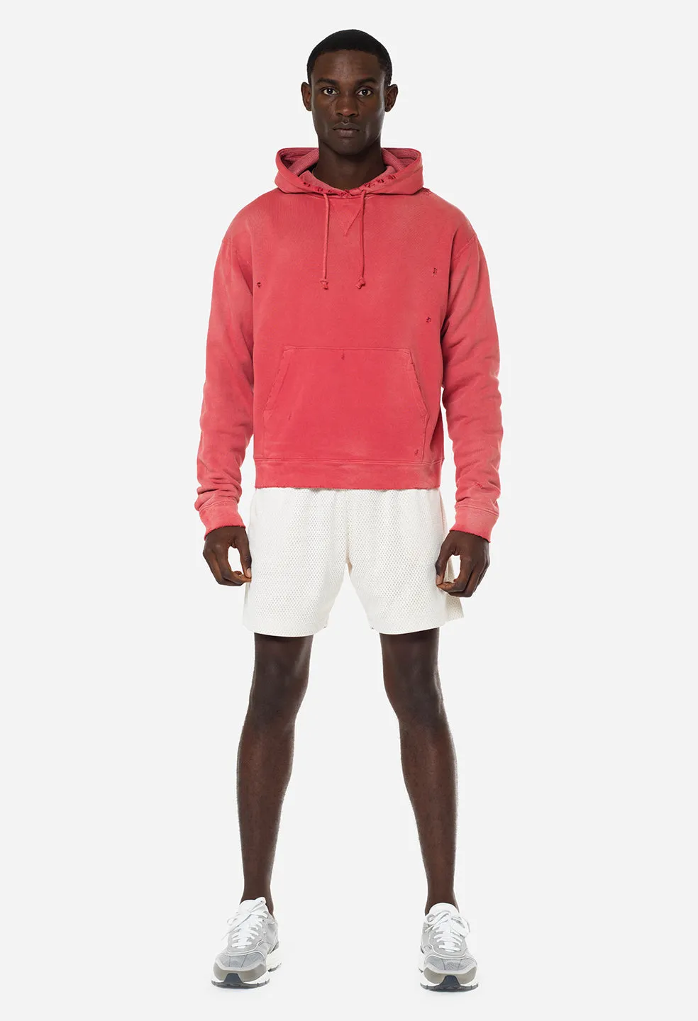 Sundrenched Thermal Lined Folsom Hoodie / Vintage Red