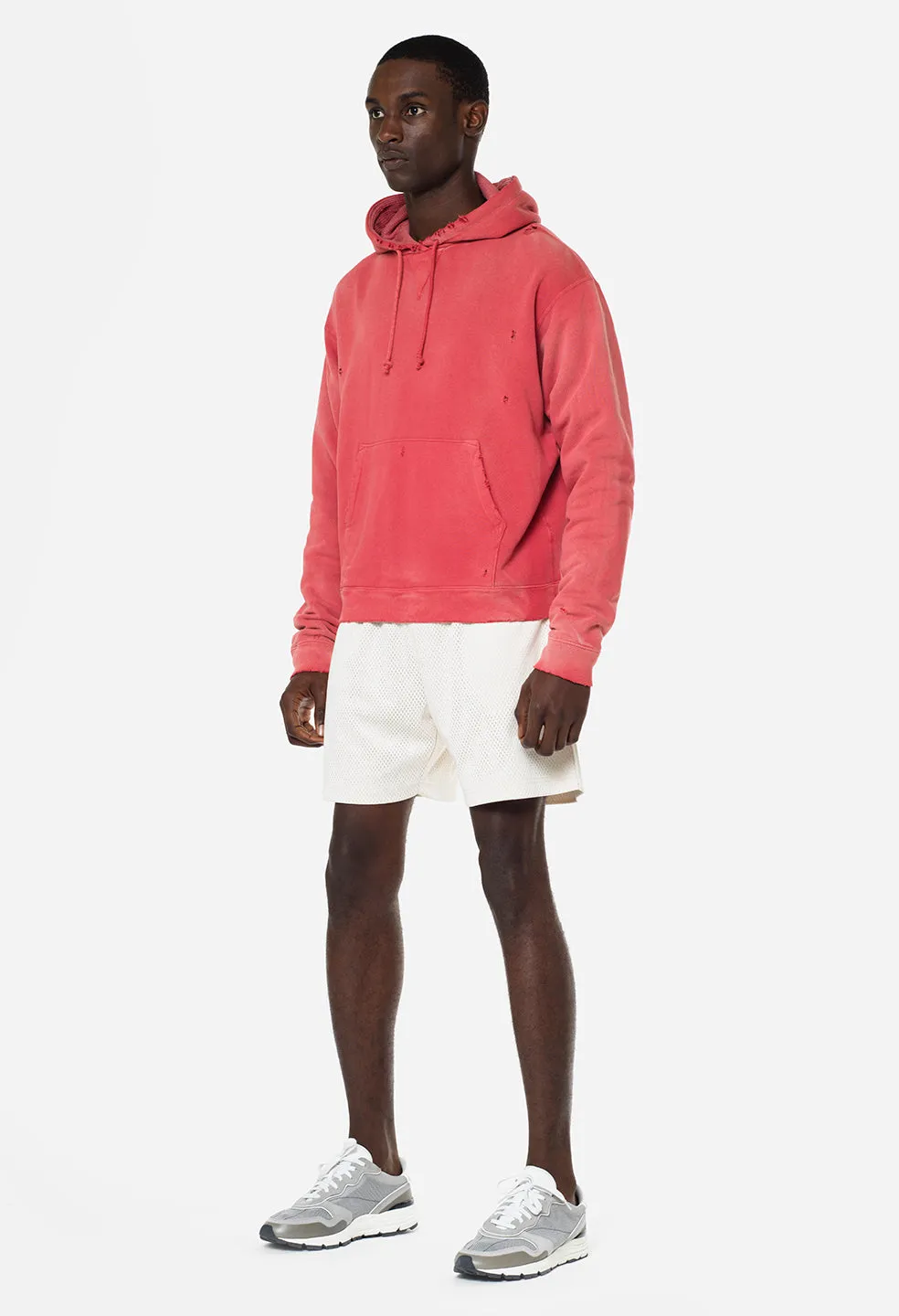 Sundrenched Thermal Lined Folsom Hoodie / Vintage Red