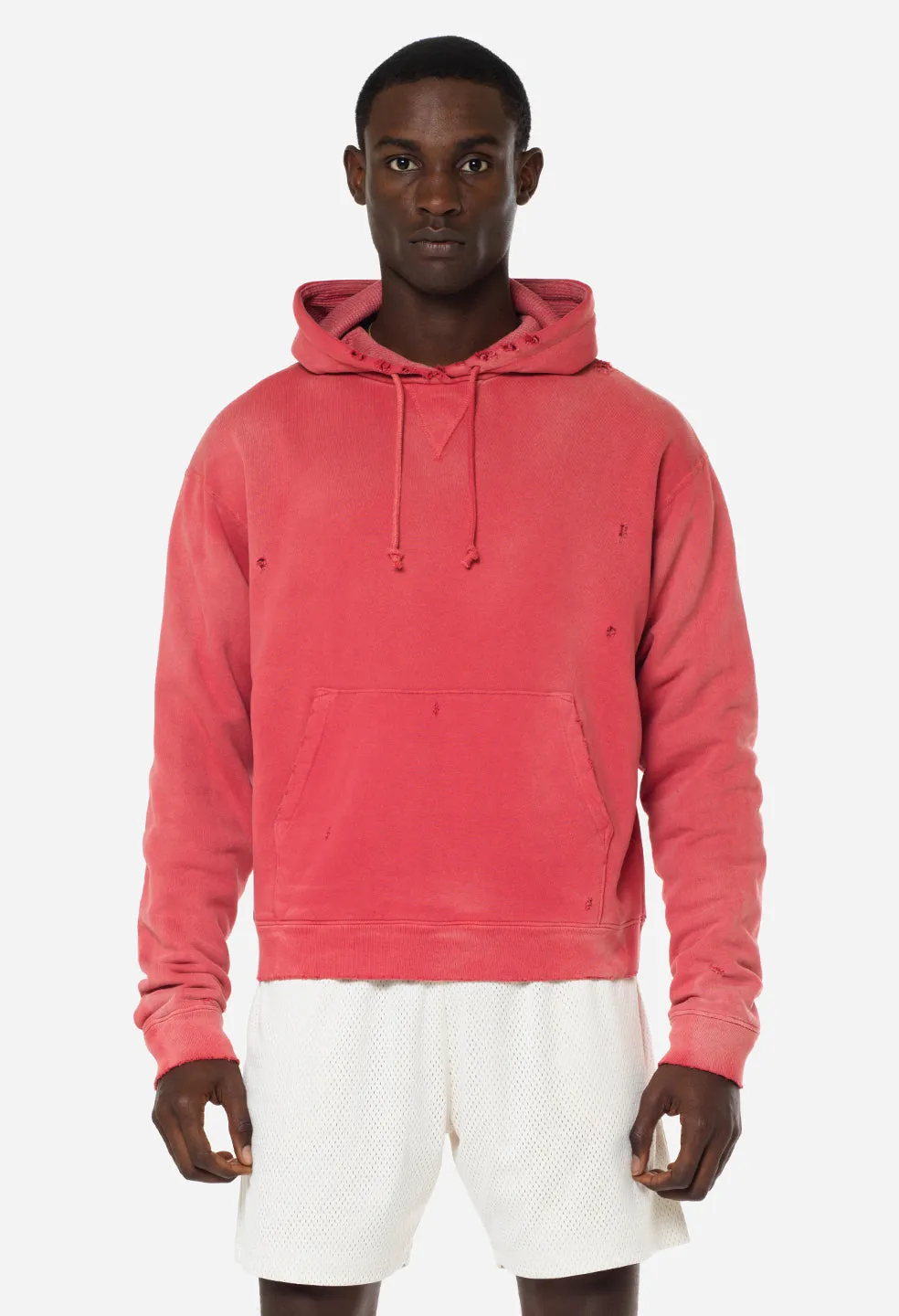 Sundrenched Thermal Lined Folsom Hoodie / Vintage Red