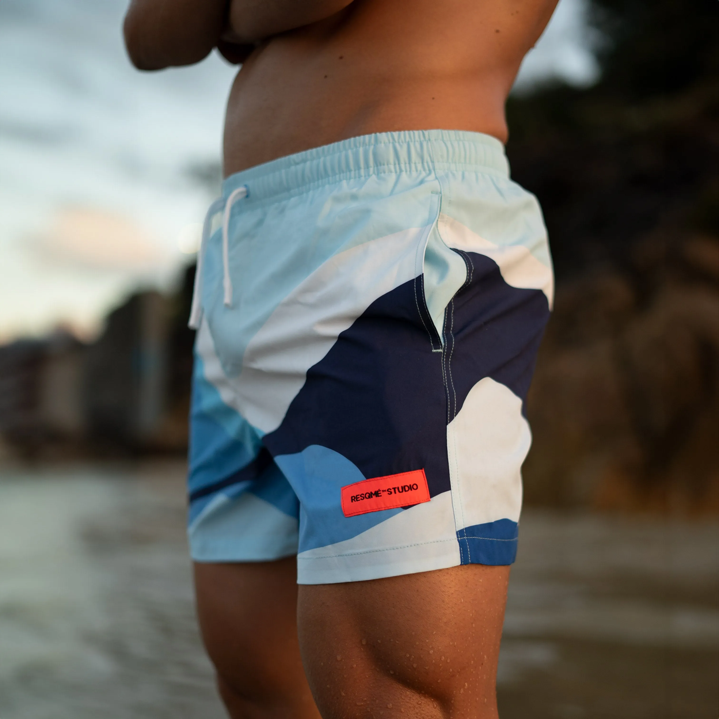 SWIM SHORTS-Andaman Ocean