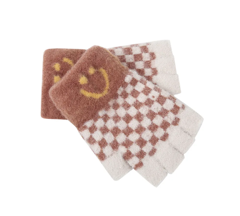 TARRAMARRA Kids Knit Fingerless Ultra Plush Knit Gloves