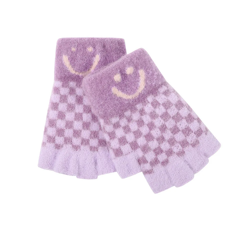 TARRAMARRA Kids Knit Fingerless Ultra Plush Knit Gloves