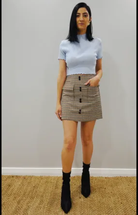 TARTAN MINI SKIRT