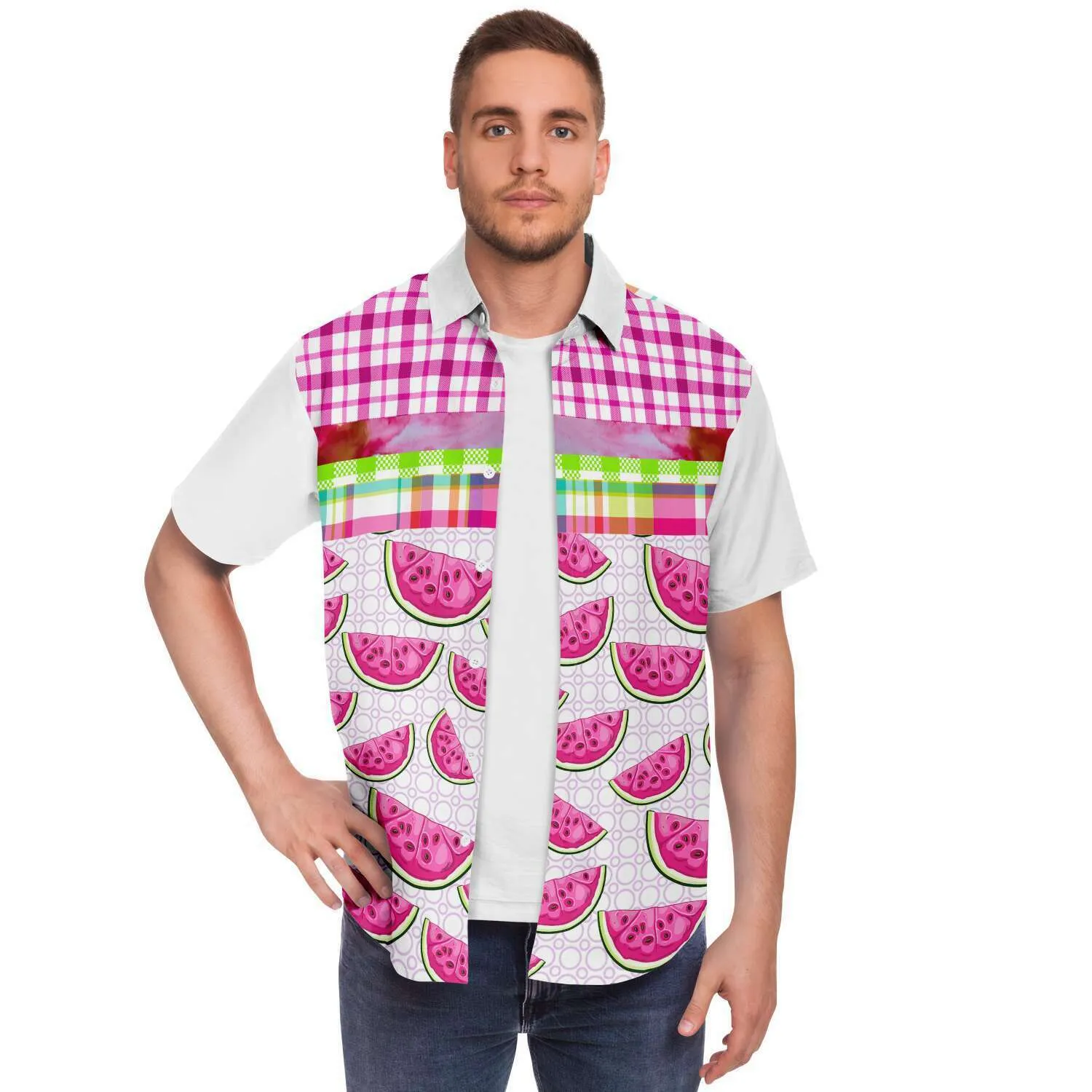 Tasty Treat Short Sleeve Button Down Shirt