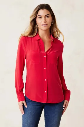 Tommy Bahama Yara Cove Silk Shirt - Style SW321308