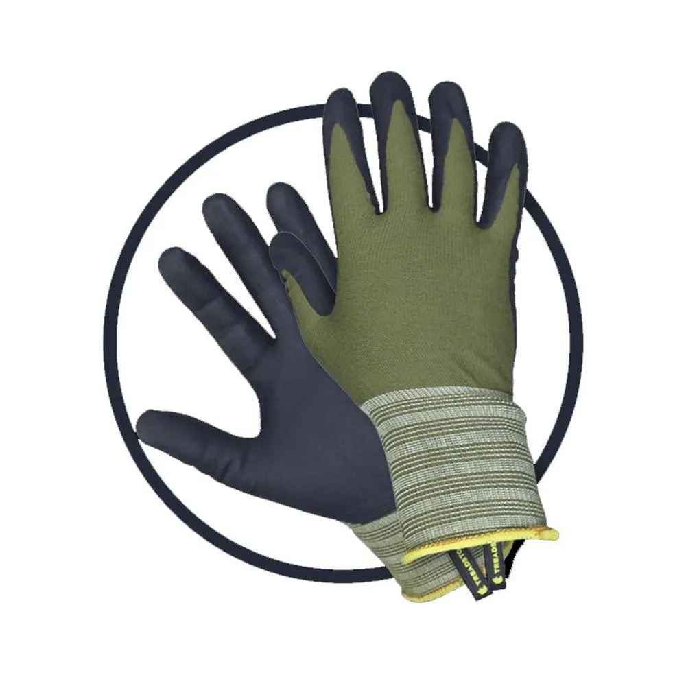 Treadstone ClipGlove Green Weeding Gloves - Medium