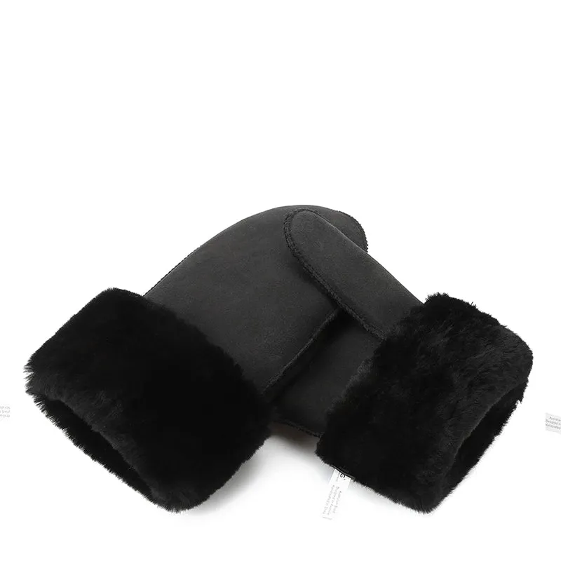 UGG Fluffy Sheepskin Mittens