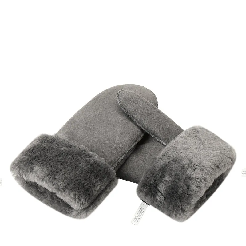 UGG Fluffy Sheepskin Mittens