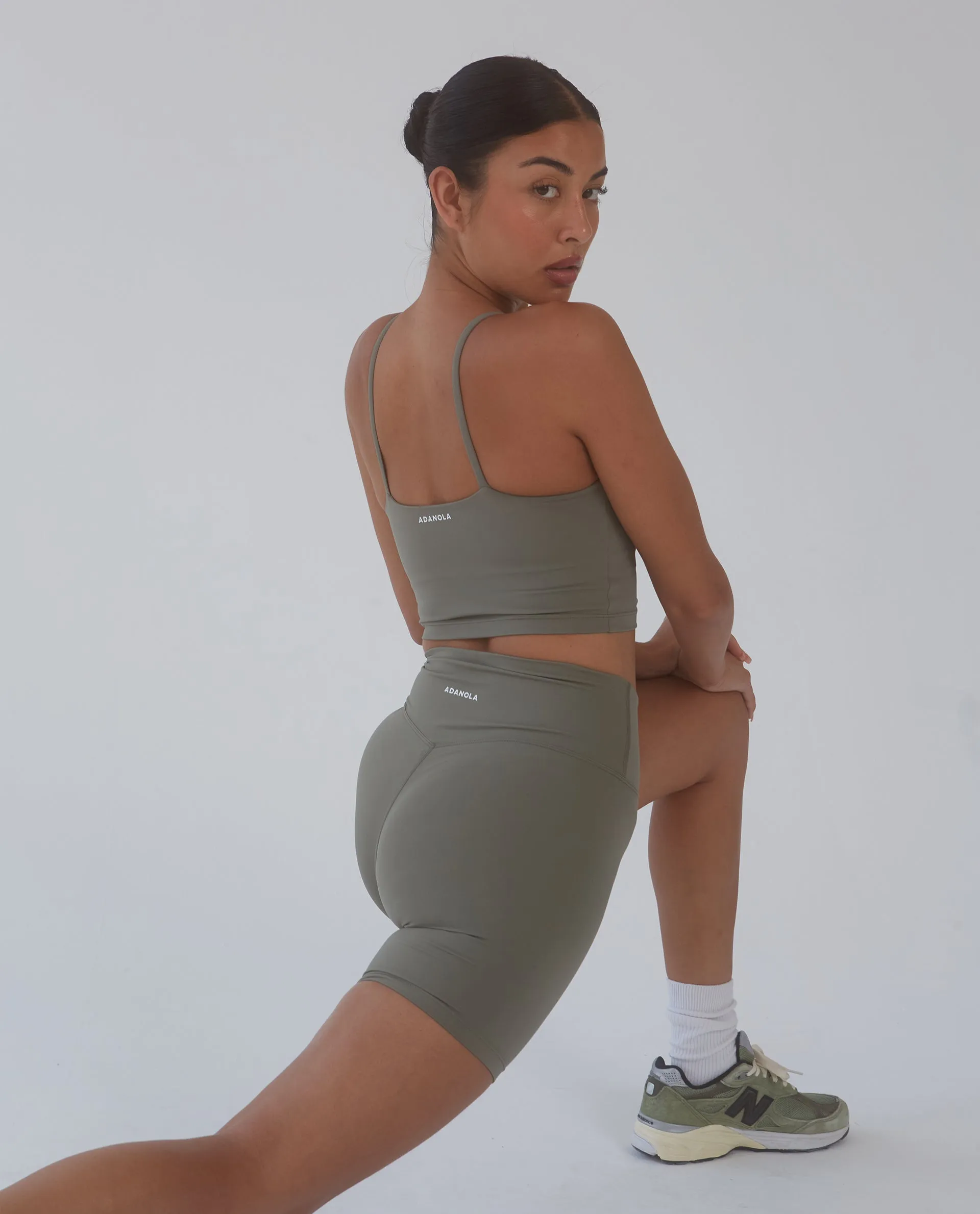 Ultimate Crop Shorts - Olive Green