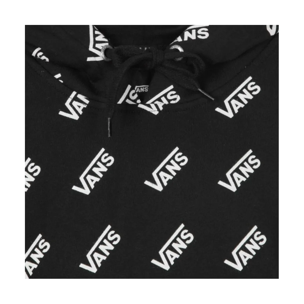 Vans men's all-logo print hoodie Allover Distorted VN0A49LFY28 black