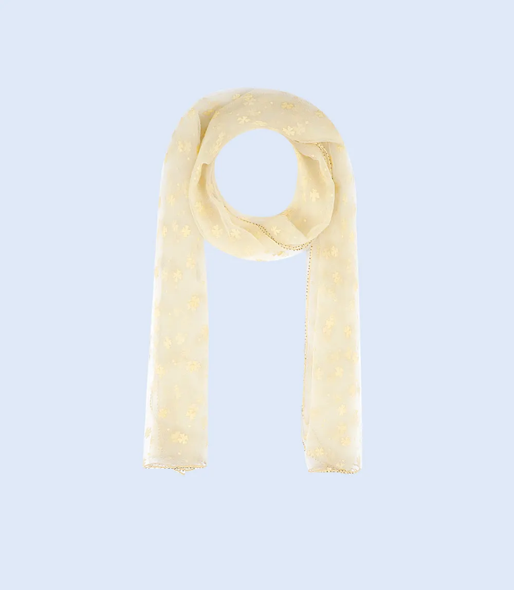 WA0836-MUSTARD-Scarf For Women