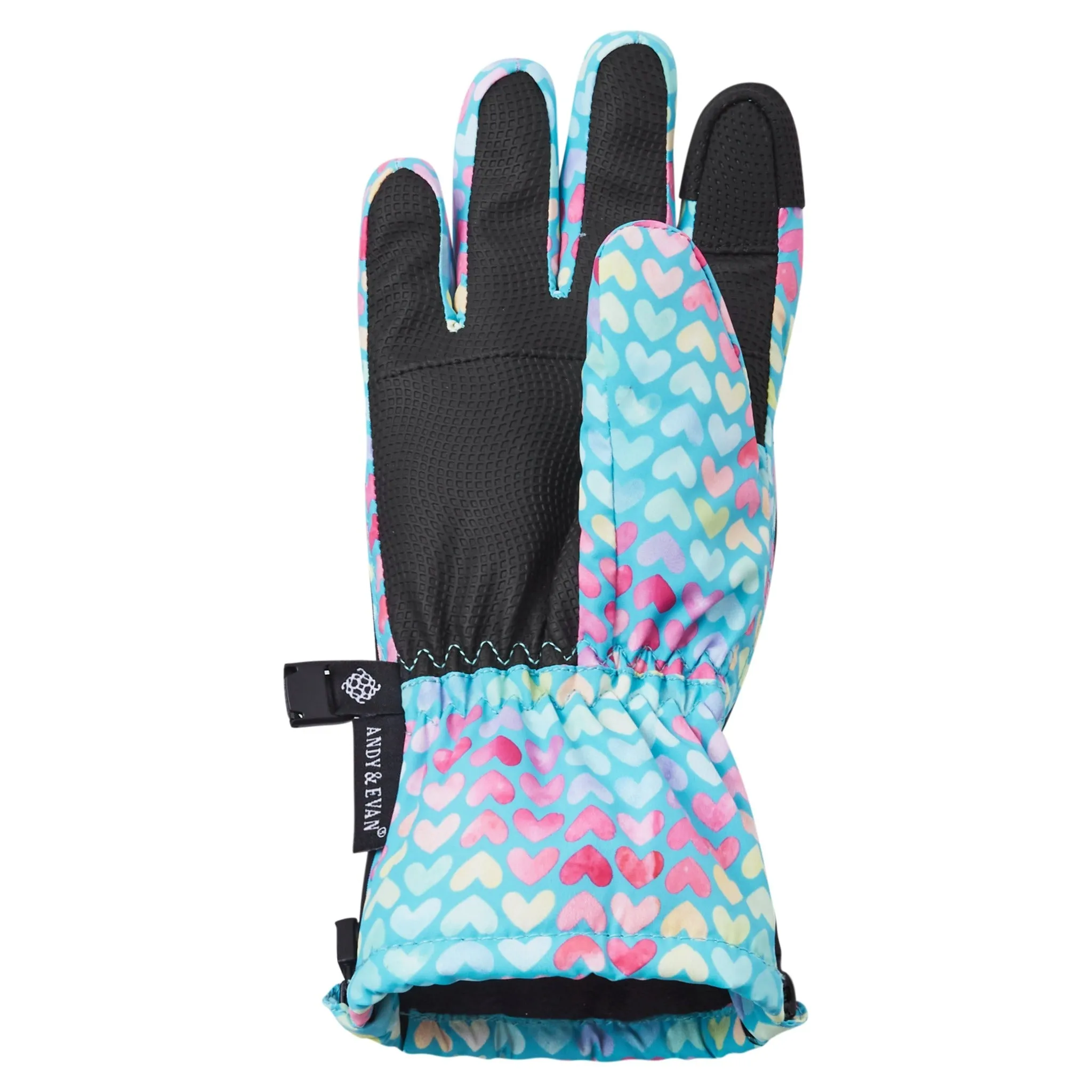 Winter & Ski Glove powered by ZIPGLOVE TECHNOLOGY | Aqua Hearts