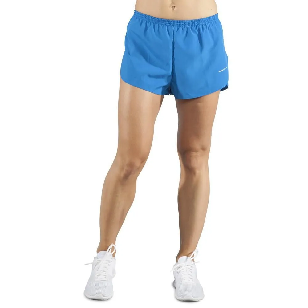 Women's 1" Elite Split Running Shorts- Cobalt