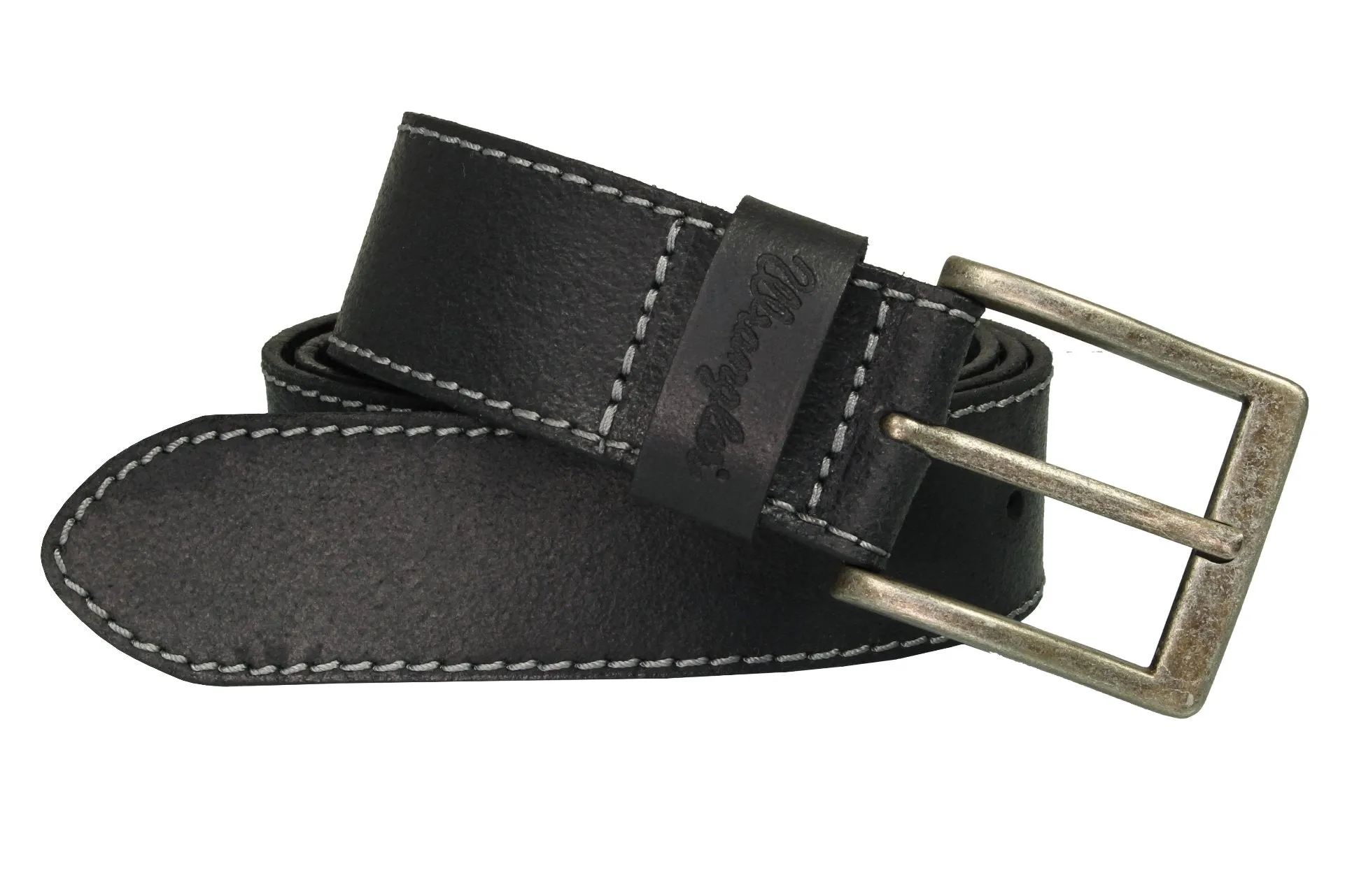 Wrangler Mens 'Stitched' Leather Belt