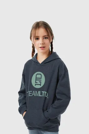 Youth Heather Navy Classic Hoodie